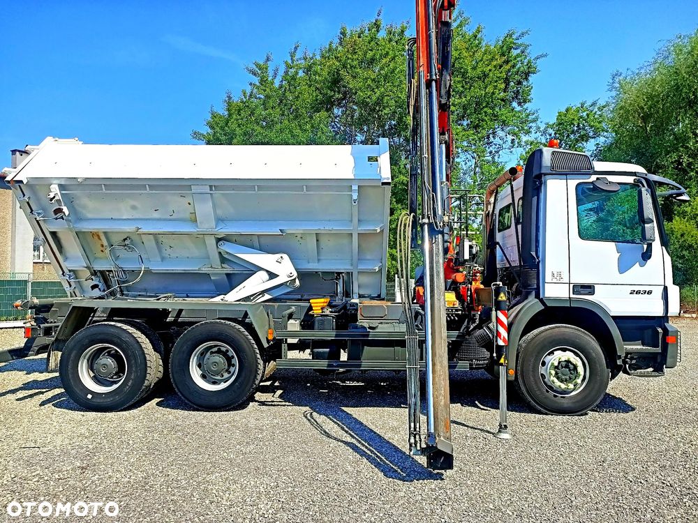 Mercedes-Benz Actros 2636 6x4 Wywrotka HDS Hydroburta Żuraw - 8