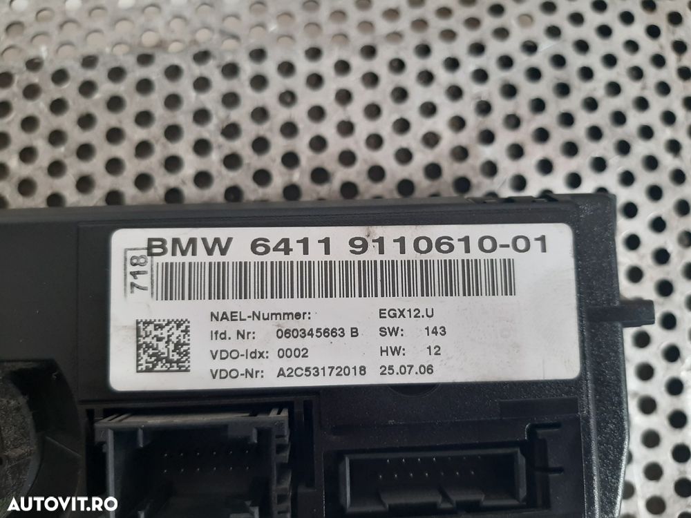 Panou Modul Comenzi Clima Ac Climatronic Bmw E90 E91 E92 E93 E87 E88 E81 E82 Cod 9220610 - 6