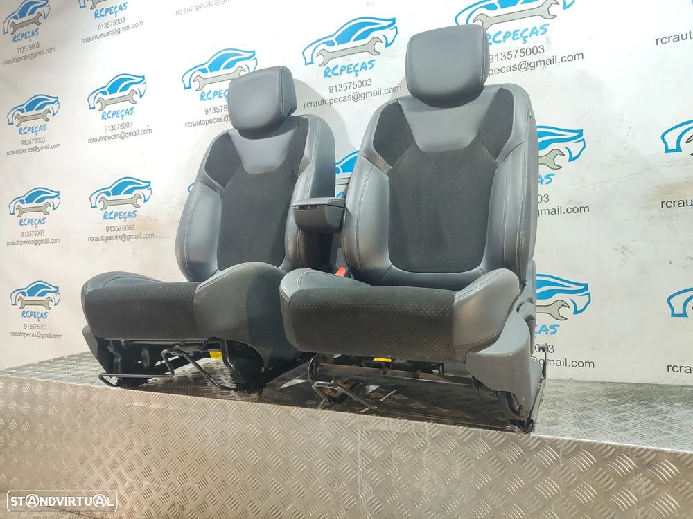 Conjunto Bancos Originais Frontais Frente Renault Clio IV 4 Pele Tecido - 8