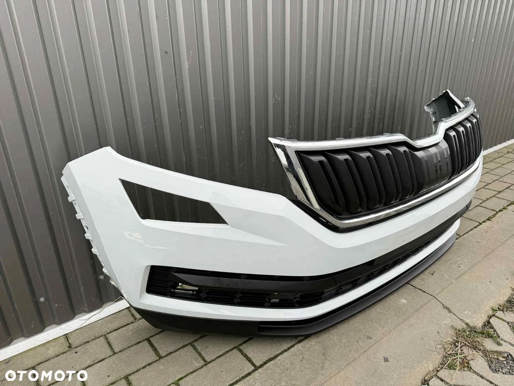 Skoda Kodiaq I Zderzak Przód Przedni Kompletny grill LS9R 4xPDC 2016-2021r. - 9