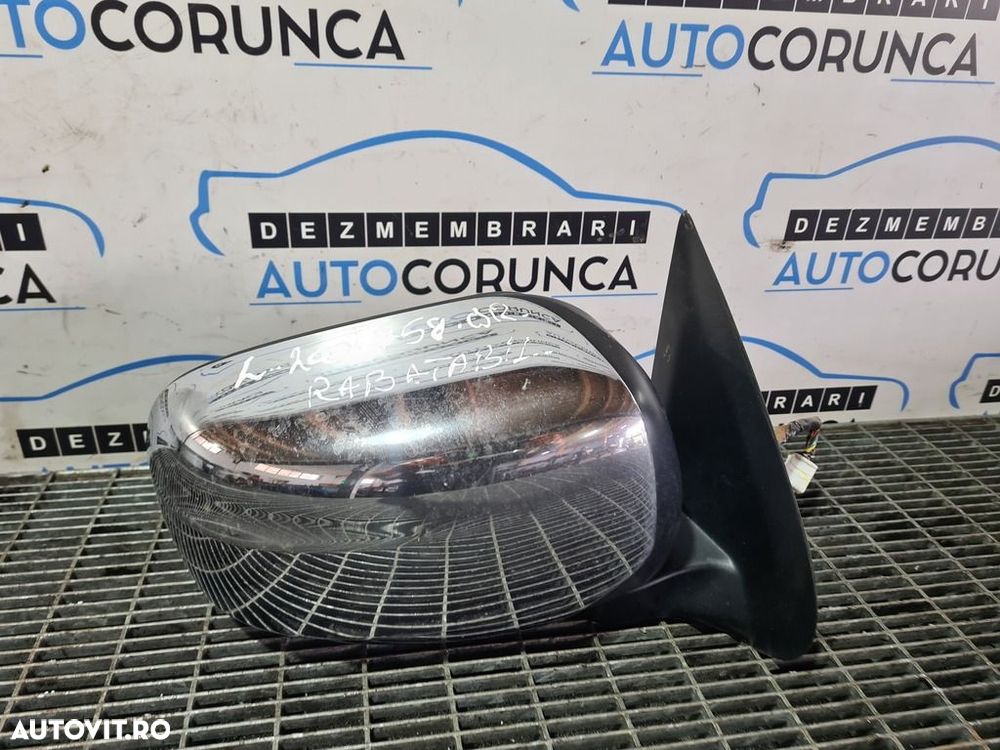Oglinda dreapta Mitsubishi L200 V 2015 - 2018 4 Usi ALBASTRU D23 (958) Rabatabile - 1