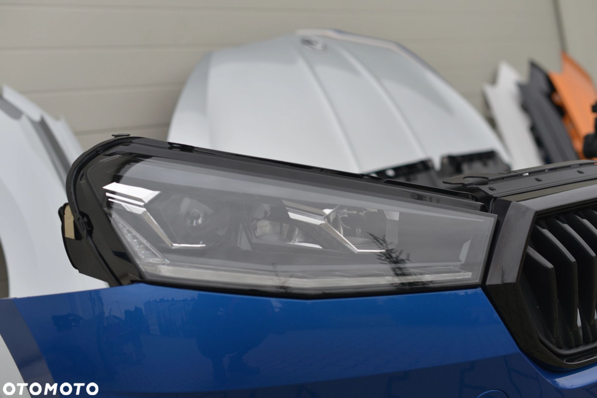 MASKA ZDERZAK BŁOTNIK PAS BELKA GRILL LAMPA LED SKODA FABIA 4 IV 6VA 2021- - 10
