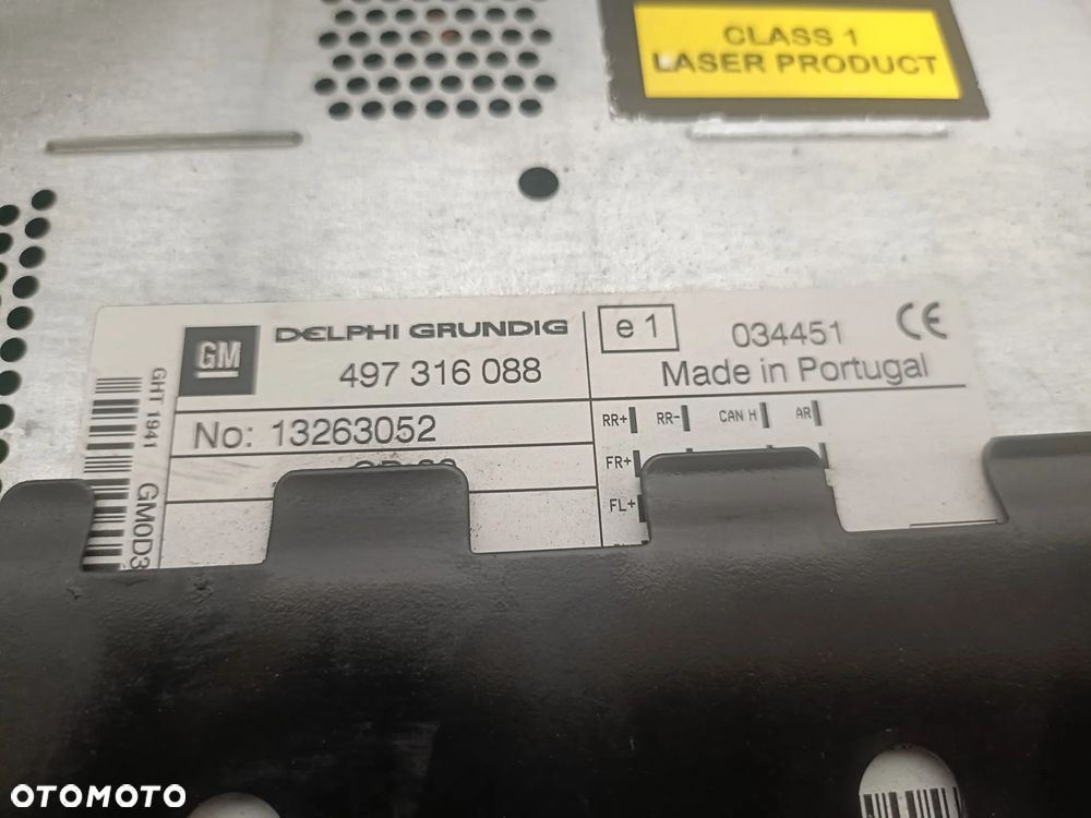 OPEL ASTRA III H GTC 04-10 radioodtwarzacz radioodbiornik radio 13263052 * - 4