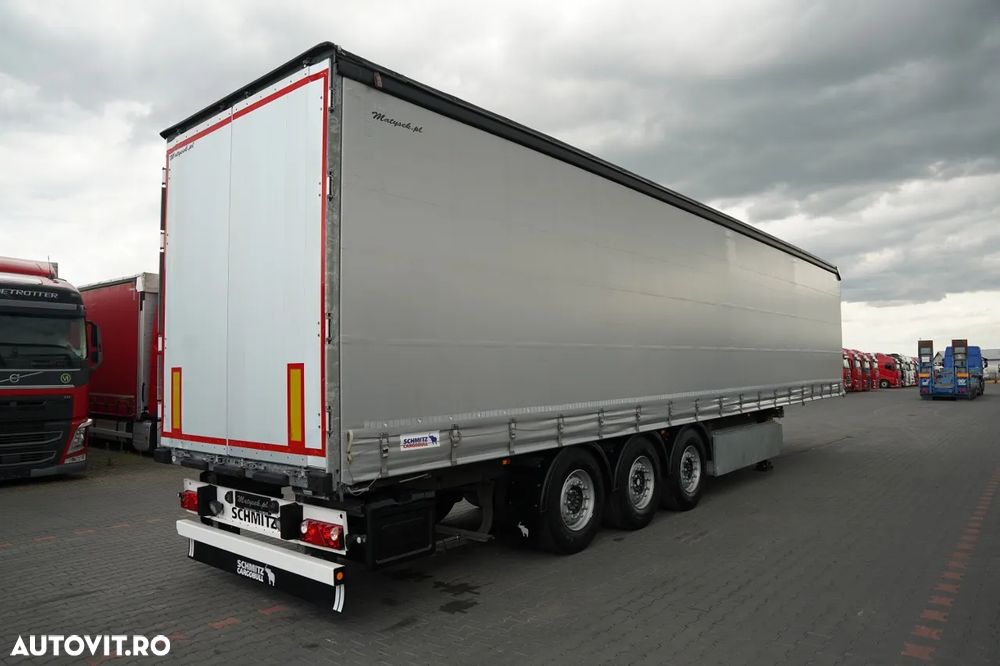 Schmitz Cargobull CORTINĂ / STANDARD / COȘ PENTRU PALEȚI / AXĂ RIDICATĂ / - 8