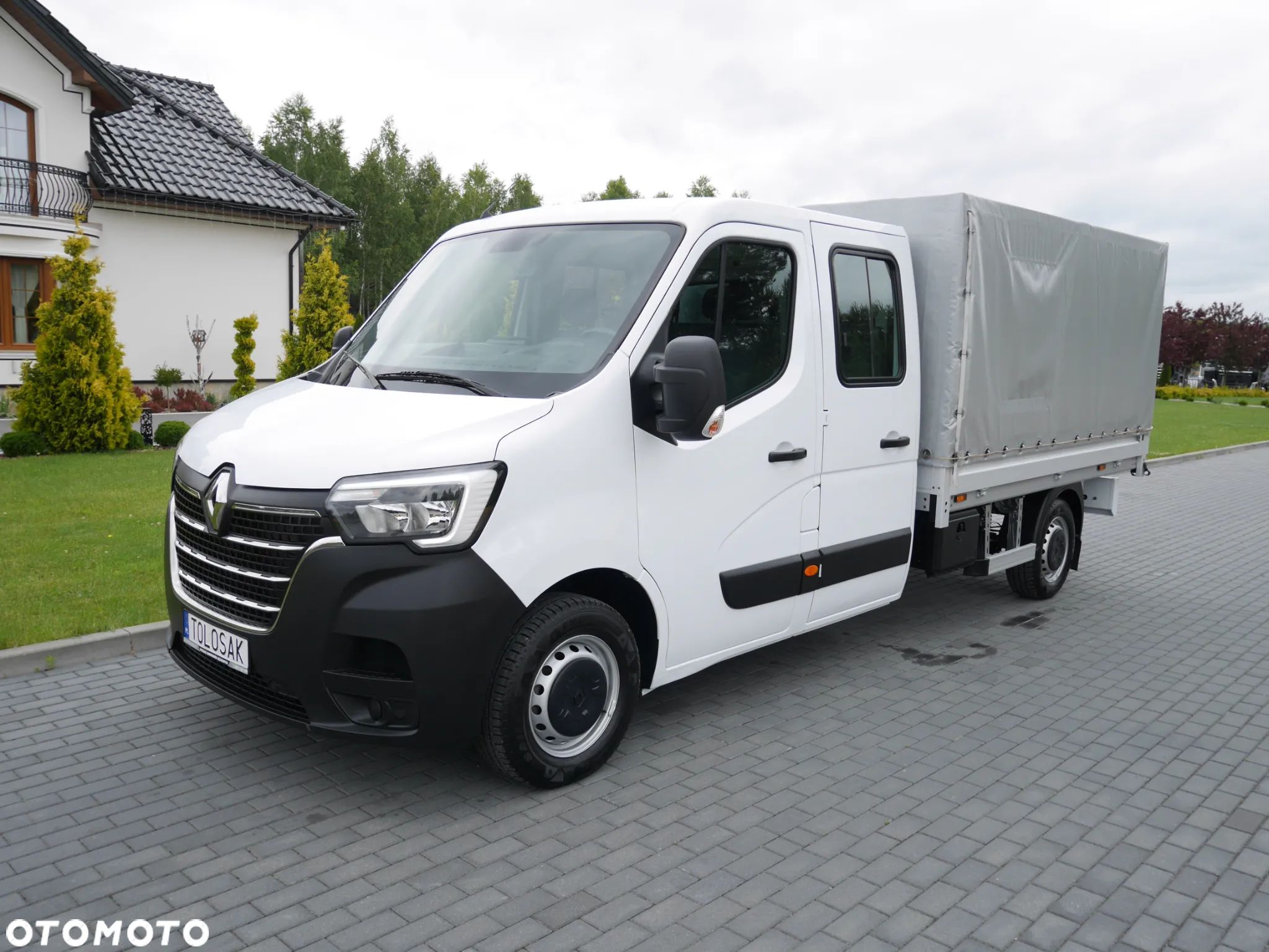 Renault Master Doka Brydadówka + Skrzynia Plandeka Salon PL - 1