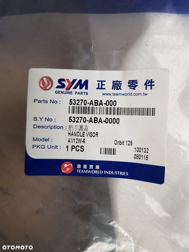 Szyba owiewka Sym Orbit  53270-ABA-000 - 9