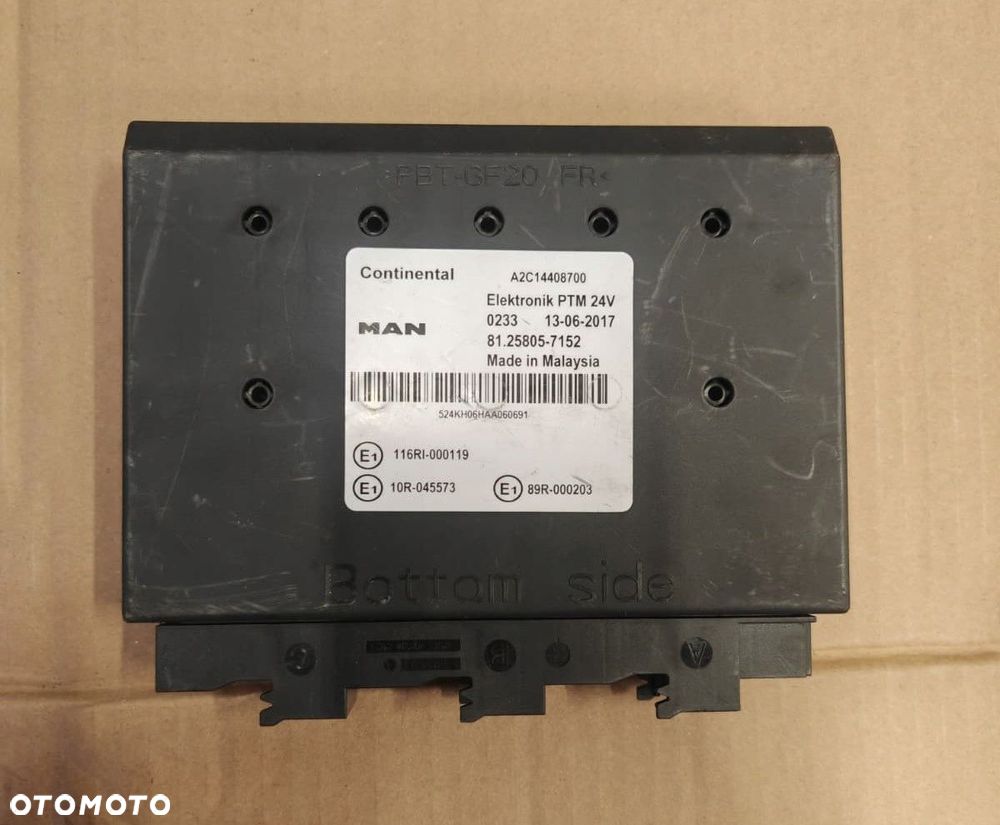 STEROWNIK / KOMPUTER / MODUŁ PTM 24V MAN TGX TGS 81258057152 - 1