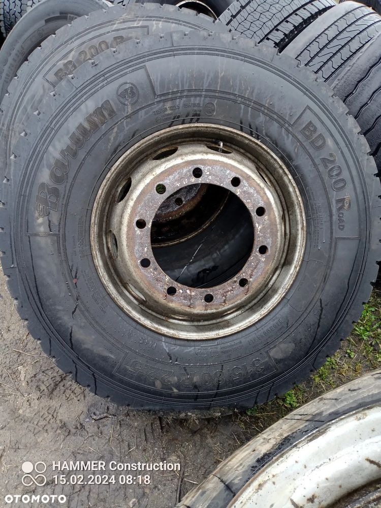 Opona z felgą 315/80/22.5 barum BD200R  rok 2022 - 1