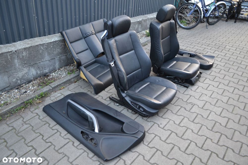 BMW E46 CABRIO FOTELE KANAPA BOCZKI SKÓRA KOMPLET - 12