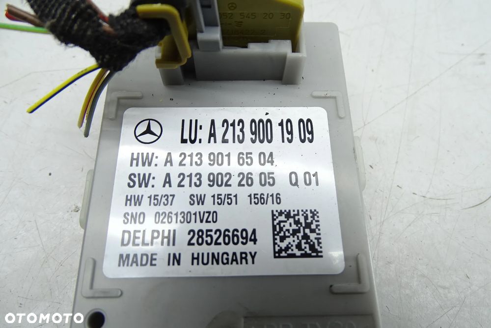 Mercedes W213 Moduł Sterownik SAM A2139001909 - 2