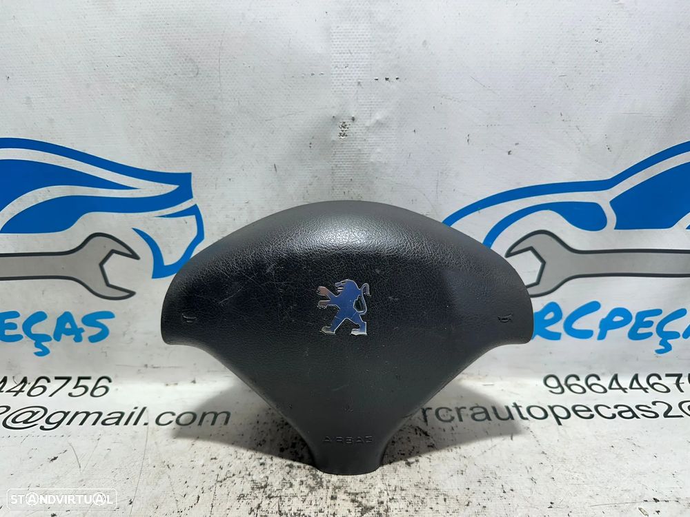 .Airbag Volante Guiador Original PSA Peugeot 307 96345028ZR 2001 - 2008 - 2