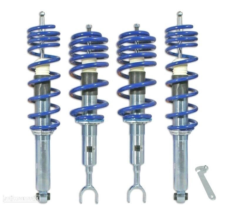 SUSPENSÃO REGULÁVEL COILOVER BLUE LINE AUDI A4 B5 - 1