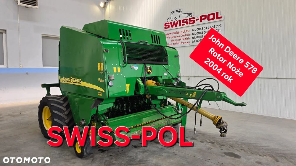 John Deere 578 Prasa Walcowa Rotor Noże Brutto Transport Claas Welger Sipma Case Krone Prasa do Słomy - 1