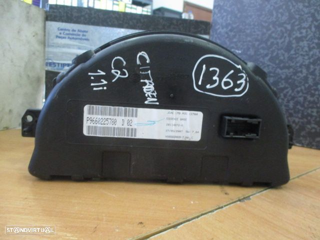 Quadrante P9660225780D02 CITROEN C2 2006 1.1I KM DIGITAL - 2