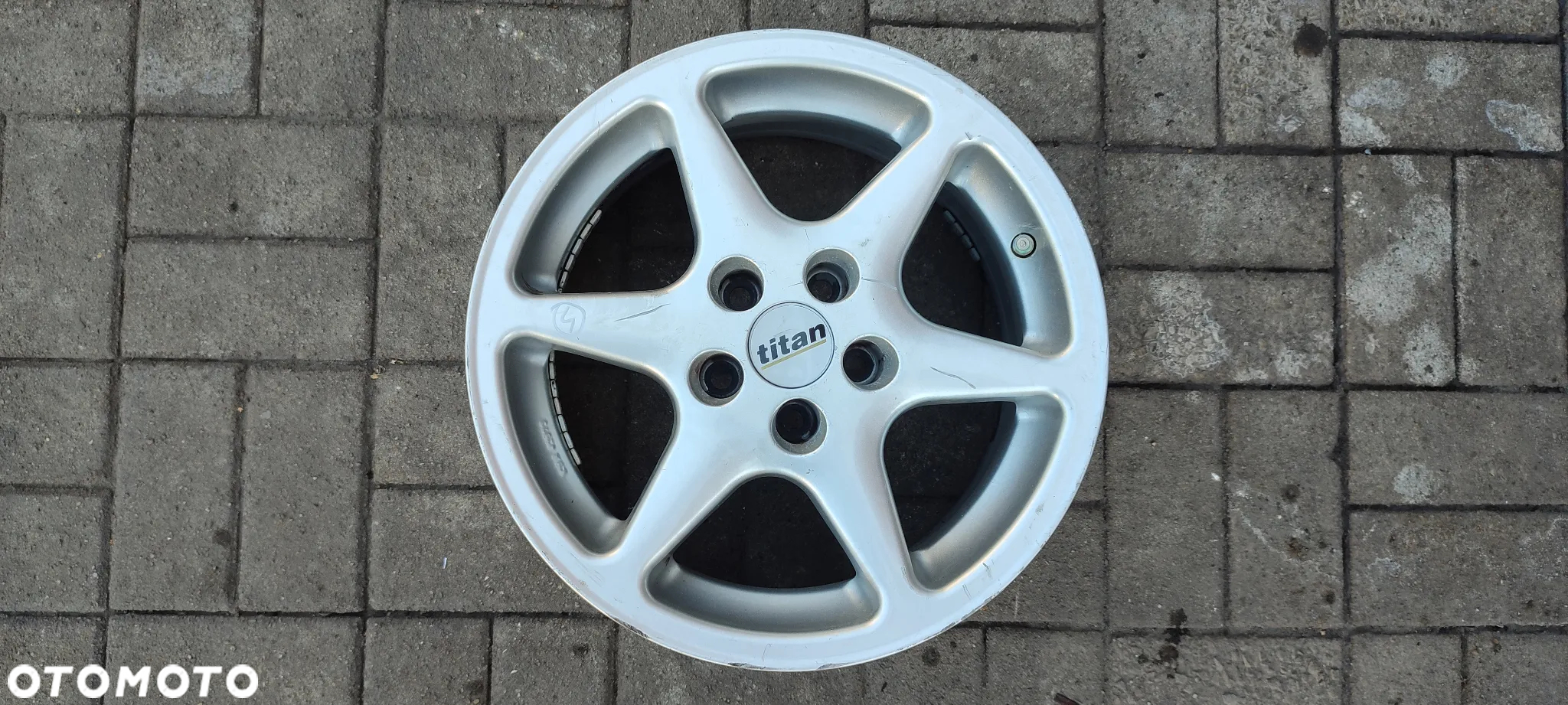 FELGI ALUMINIOWE 5x100 7Jx15 CALI ET28 fi 70.4/65.1 VW AUDI SEAT SKODA TOYOTA SUBARU KOMPET 4 SZTUKI TITAN - 5