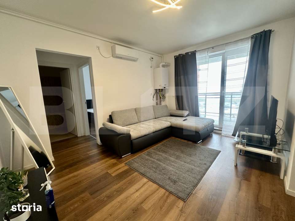 Apartament 3 camere, 65 mp- mobilat complet — fotografia 1