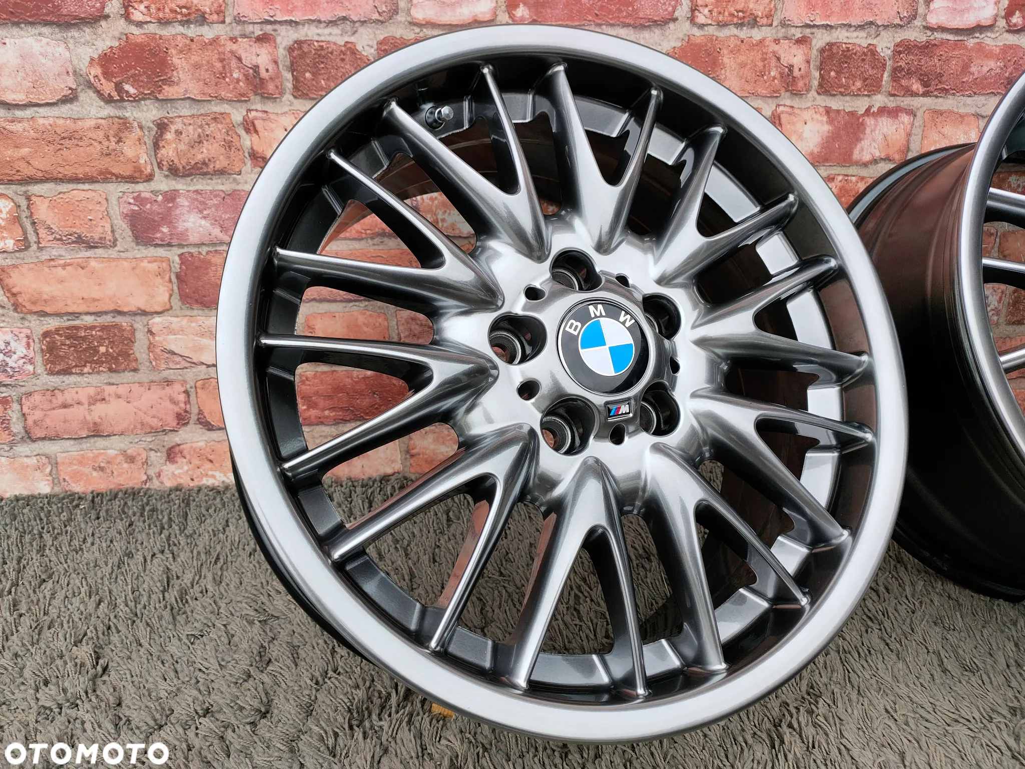 8j 8.5j oryginalne felgi 18 BMW 5x120 M pakiet Styling 72 seria 1 3 E36 E46 E90 Z3 Z4 E81 E87 F20 F30 F32 ET47 ET50 grafit Shadow Chrome - 6