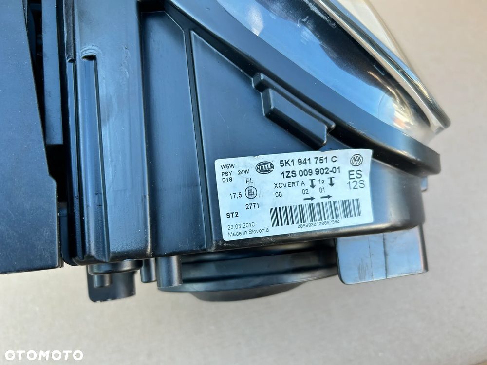 VOLKSWAGEN GOLF VI 6 B-XENON LAMPA PRZÓD PRZEDNIA LEWA 5K1941751 C - 5