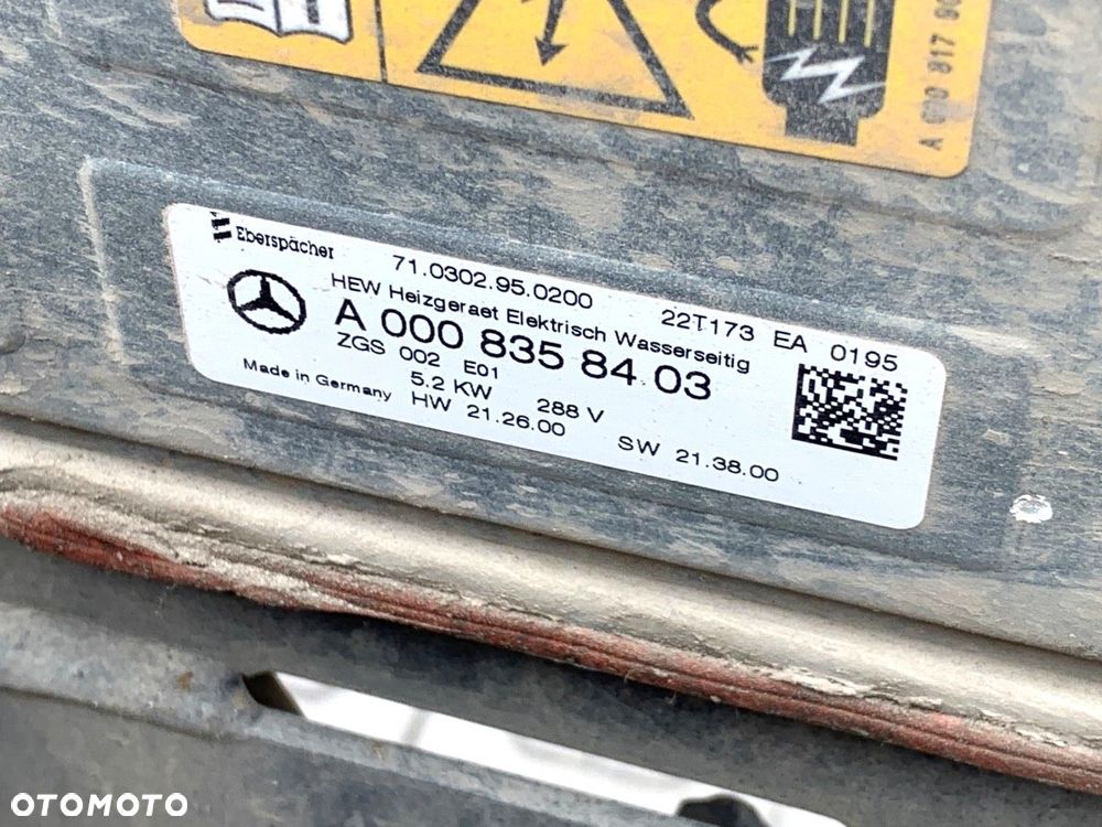 NAGRZEWNICA WYMIENNIK CIEPŁA  MERCEDES-BENZ eSPRINTER Skrzynia (B910) 2020 - 2022 Electric - 4