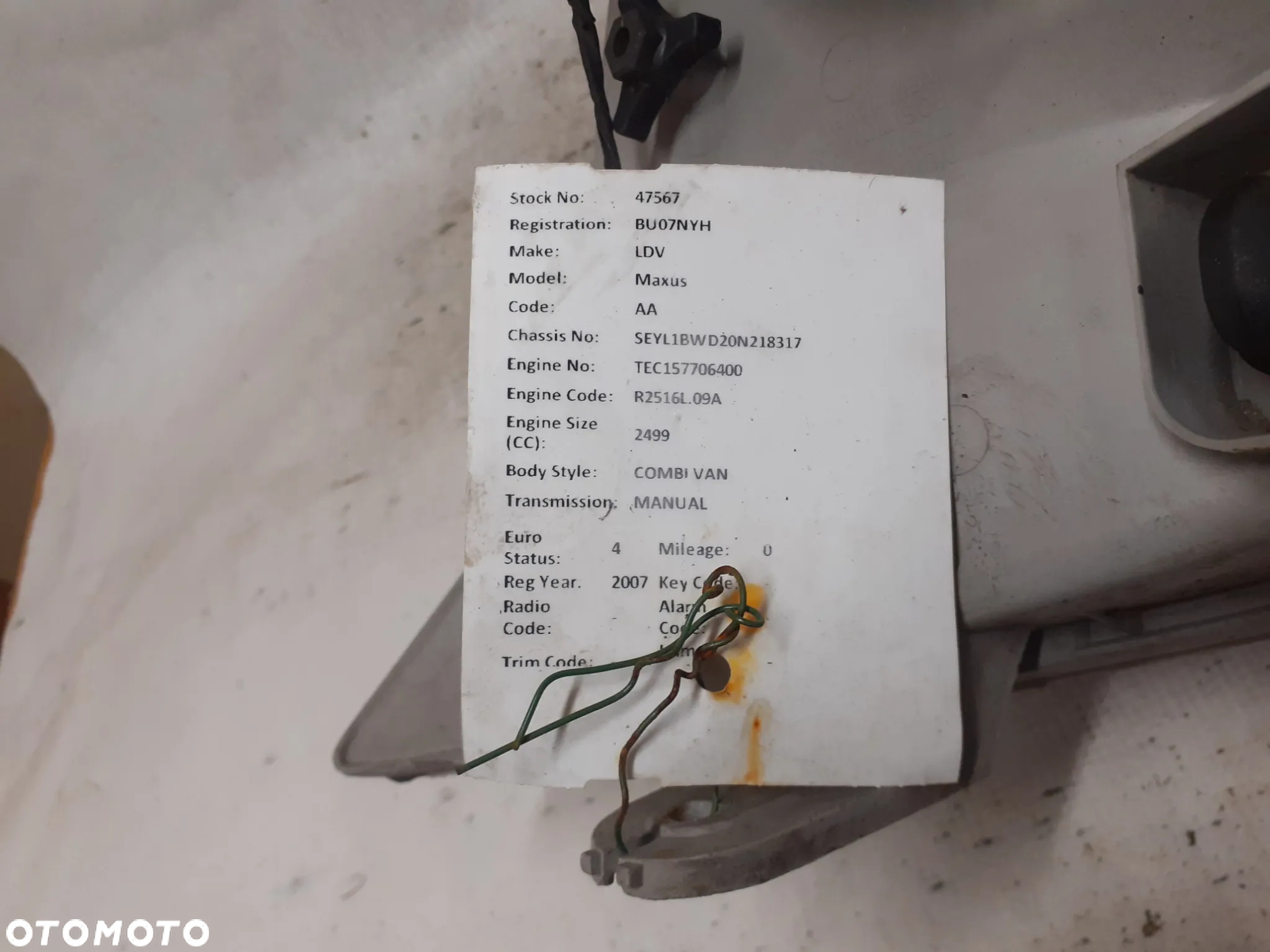 .  PRZOD PRZEDNIA LAMPA PRAWA LDV MAXUS 04-09 - 3
