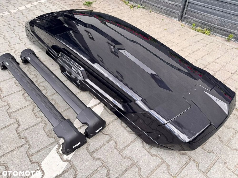 BAGAŻNIK DACHOWY BAGAŻOWY BOKS KUFER NA DACH THULE VECTOR ALPINE + RELINGI - 3