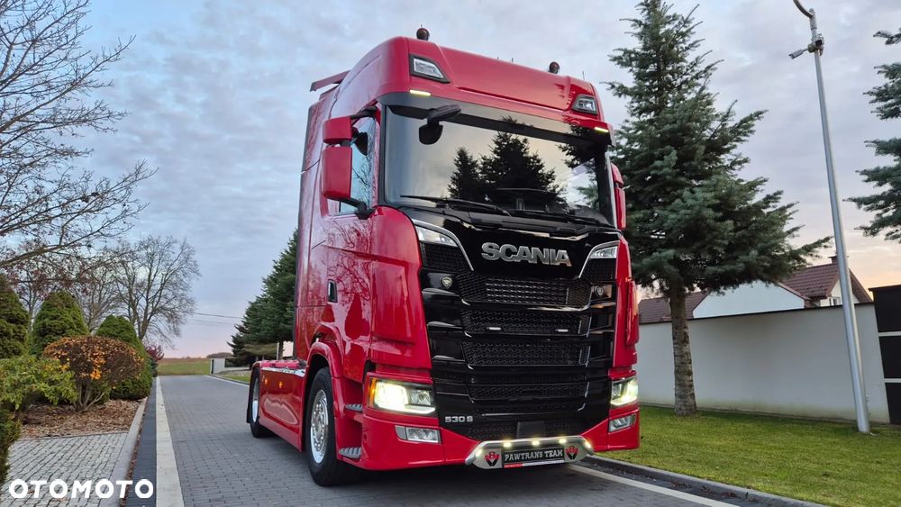 Scania SCANIA///S530///V8///2022/// FULL LED///ALUFELGI/// KLIMATYZACJA POSTOJOWA/// ZABUDOWY MIĘDZYOSIOWE/// SKÓRZANE FOTELE///WAGA/// STAN JAK NOWY///RETARDER/// - 5