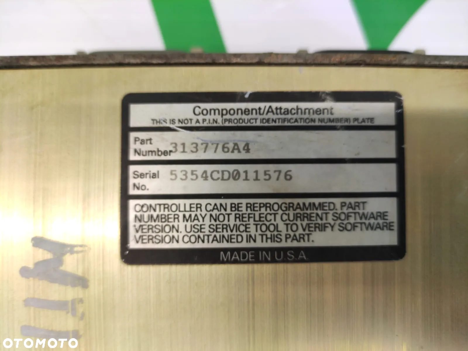 Komputer Sterownik ECU 313776A4 Case MX 270 Magnum - 9