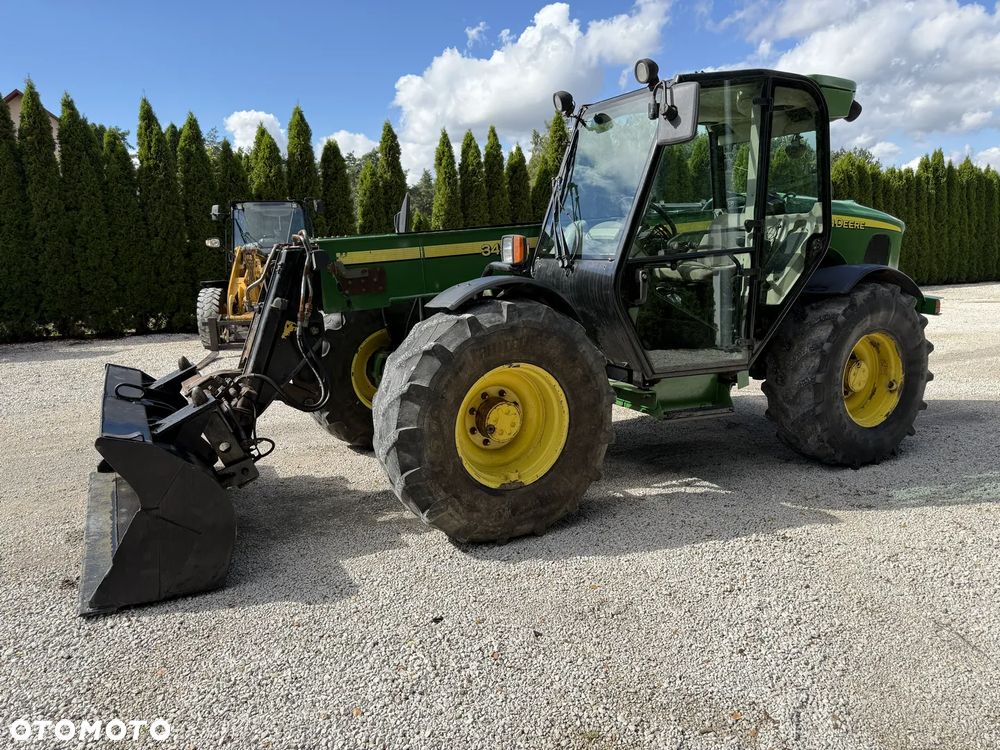 John Deere 3420 / TELESKOPOWA / 7 METRÓW / SZYBKA I MOCNA / BEZ DPF I ADBLUE / SPROWADZONA Z NIEMIEC / ŁADNIE UTRZYMANA / ORYGINAŁ / KLIMA / 33.7 26.6 42.7 38.7 531-70 532-70 735 741 634 3400 - 7