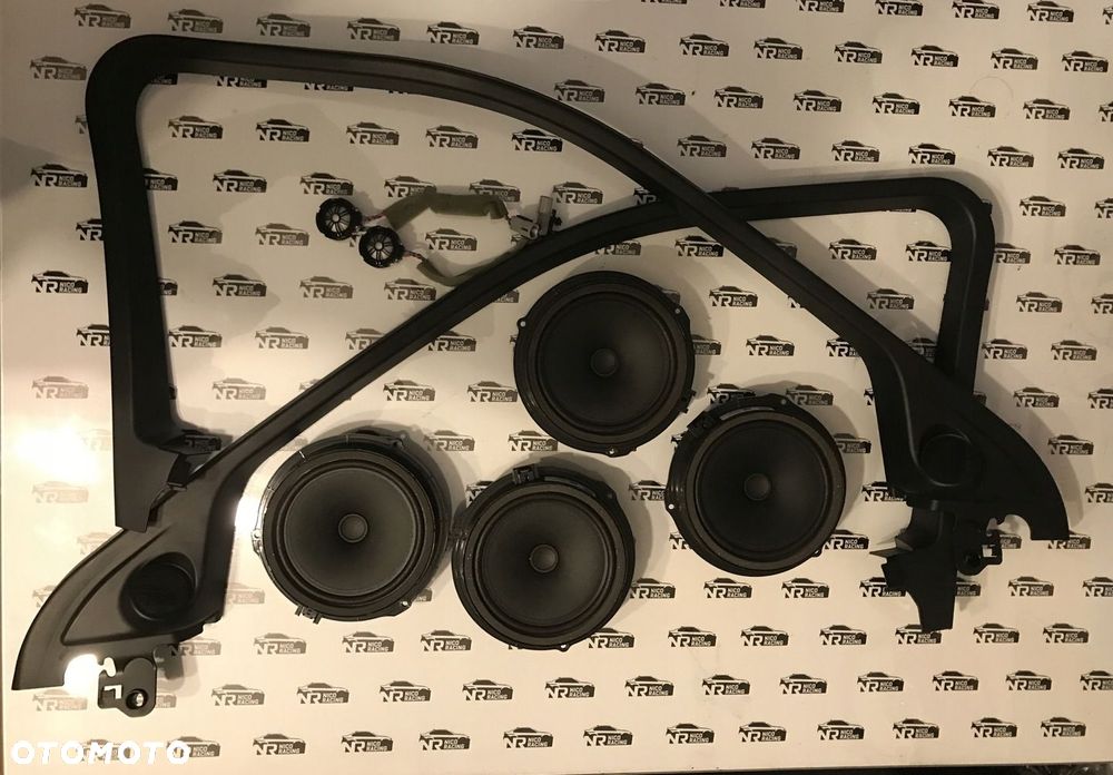 KOMPLET GŁOŚNIKÓW RAMKI DRZWI LAND ROVER L538 - 1