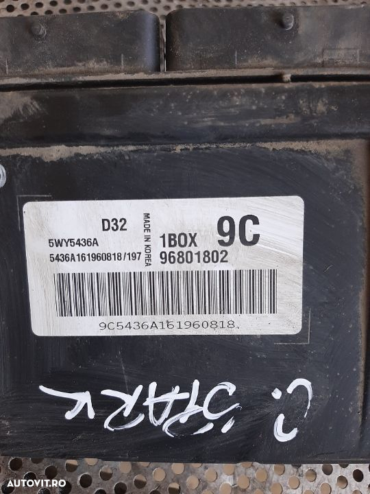 Calculator Motor ECU Chevrolet Spark 0.8 Benzina - 5