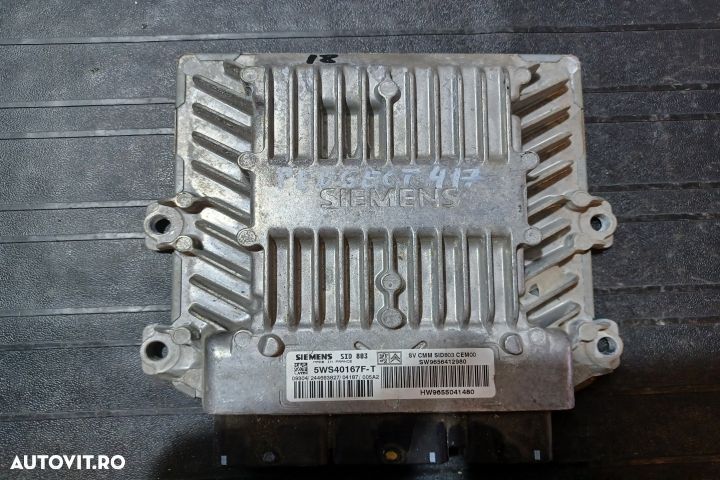 Calculator motor ECU 5WS40167F-T - 2.0 HDI 5WS40167F-T - 2.0 HDI Peug - 1