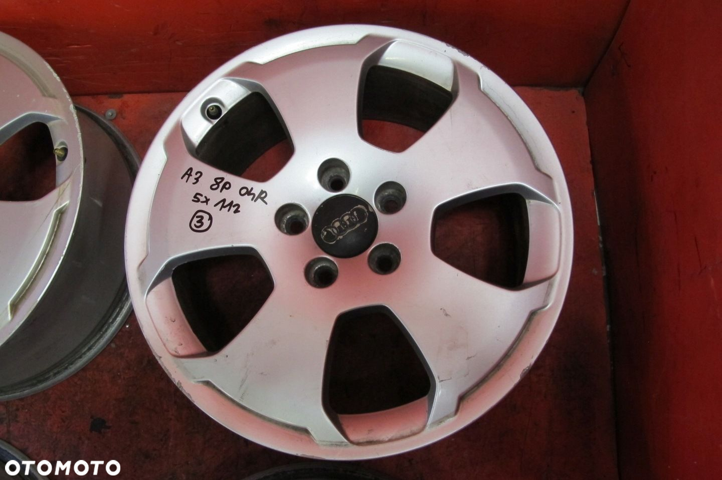 AUDI A3 8P 8P1 FELGI ALUMINIOWE 17 7.5J 5x112 ET56 8P0601025C KOMPLET - 6