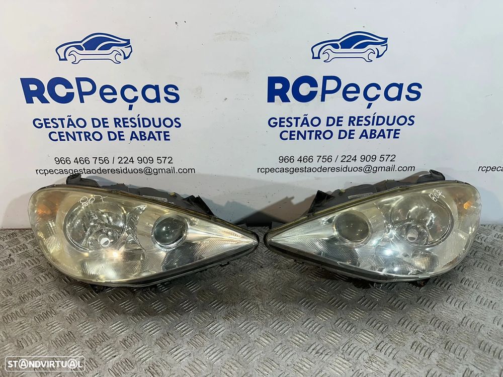.Oticas Farol Frente Frontal Esquerda Direita Original PSA Peugeot 807 1400964480 1400964580 2002 a 2014 - 10