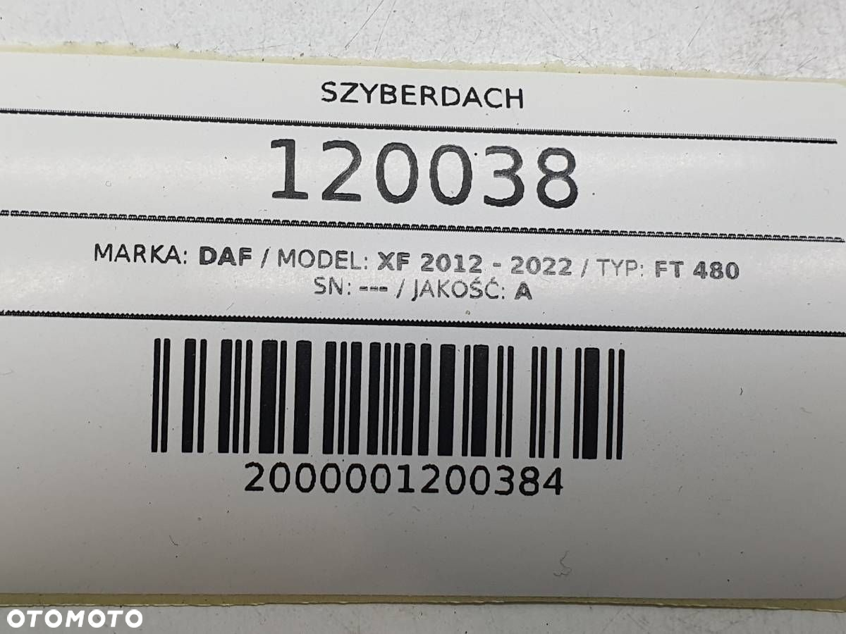 SZYBERDACH ELEKTRYCZNY ROLETA DAF XF 106 2021 - 11