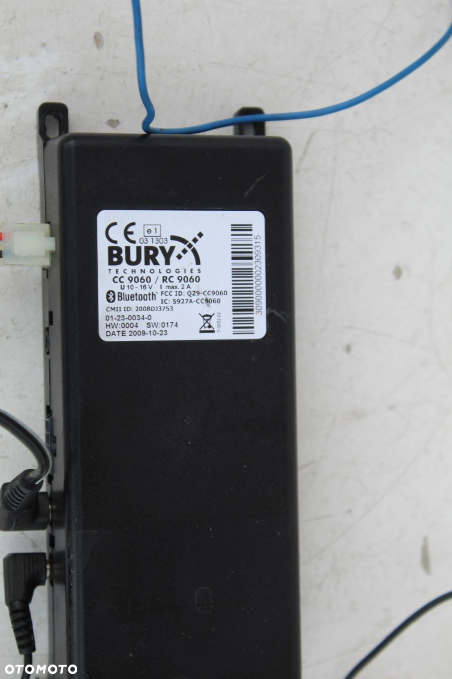 ZESTAW GŁOŚNOMÓWIĄCY BLUETOOTH BURY CC9060 RC9060 BMW E60 E61 E63 E64 - 3