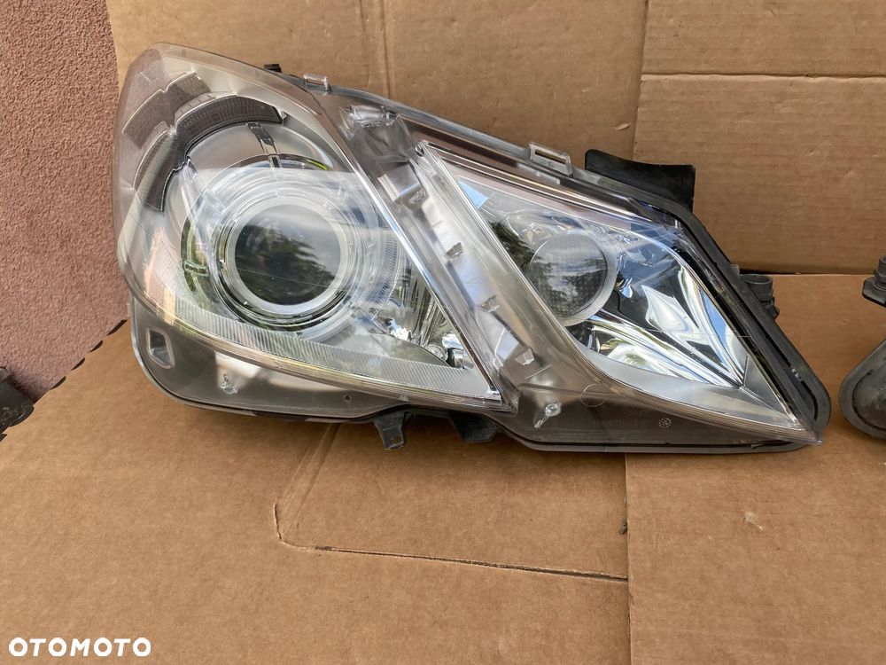 lampy e klasa coupe w207 bi xenon skrętny D1S H7 led komplet EU całe - 3