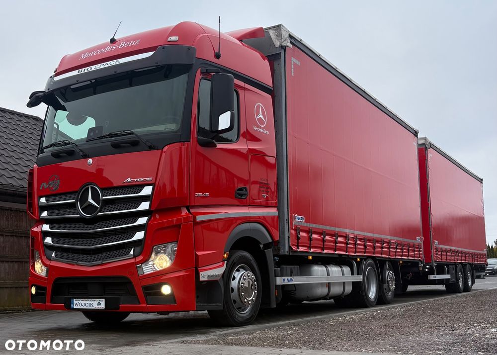 Mercedes-Benz Actros Big Space 2545 Zestaw/Tandem Przejazdowy Nowe Opony - 14