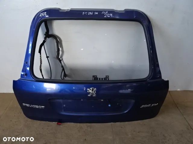 KLAPA TYŁ TYLNA POKRYWA BAGAŻNIKA PEUGEOT 206 SW LIFT 03-09 LAK:EGE NR267 - 2