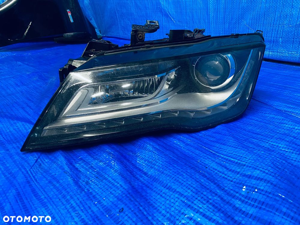 PRZÓD KOMPLETNY AUDI A7 C7 4G S-LINE 3.0 TDI CZARNY LY9B MASKA ZDERZAK BŁOTNIKI LAMPY BI XENON LED PAS PRZEDNI CHŁODNICE KOMPLET LAKIER LY9B ORYGINAŁ - 10