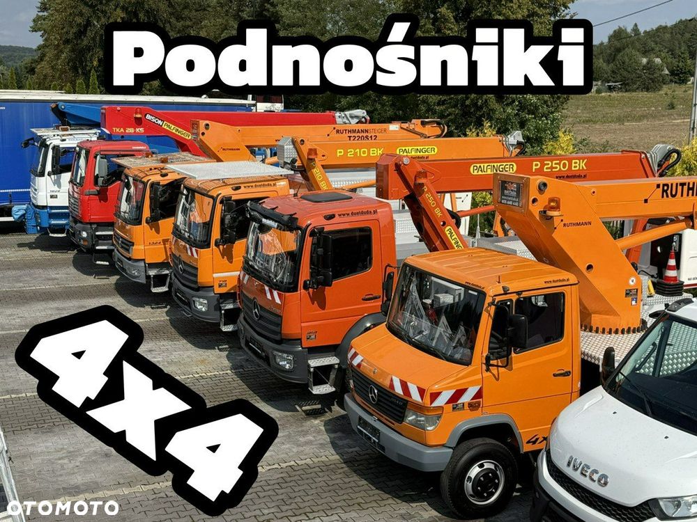 Mercedes-Benz Vario 814 D 4x4 Zwyżka RUTHMANN STEIGER T220 Podnośnik Koszowy - 2