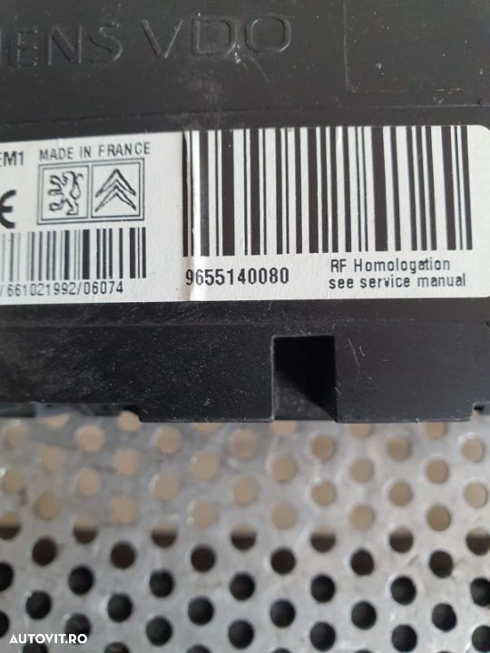 Calculator Modul Citroen C5 C6 Peugeot 407 607 An 2006-2012 Cod 9655140080 - 3