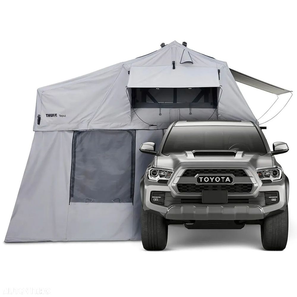 Cort auto cu prindere pe plafon, Thule, Autana, 4 persoane, cu anexa inclusa, Haze Gray, Pret importator_emitem Factura & Garantie - 2