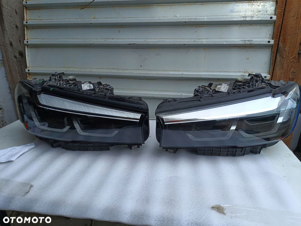 bmw 5 g30 g31 lci lift full led lampa lewy prawy przód 5a388c3 5a388c4 kpl - 1
