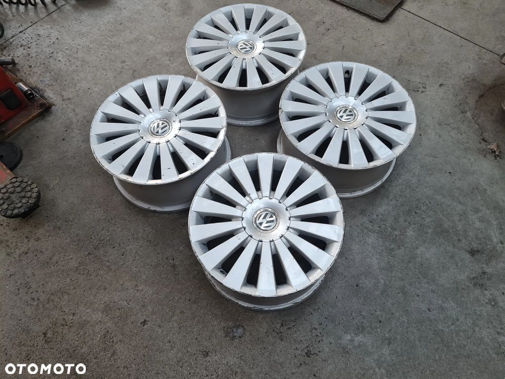 4x Felgi Aluminiowe SKODA VW SEAT 7,5x17 5x112 ET47 3C0601025G ORYGINAŁ - 2