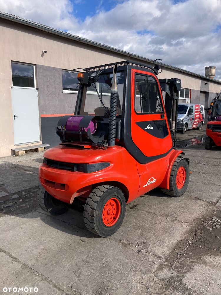 Linde [2004] WÓZEK WIDŁOWY LINDE H45T gaz 4,5tony - 7
