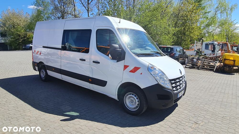 Renault Master L3H2 Max Długi Brygadówka 7 Osobowa 2013r. Paka 2.7m - 4