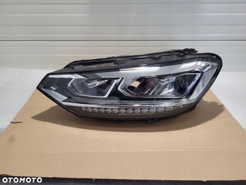 volkswagen touran 5tb pół led przód strona lewa lampa przednia 5tb941035c - 1