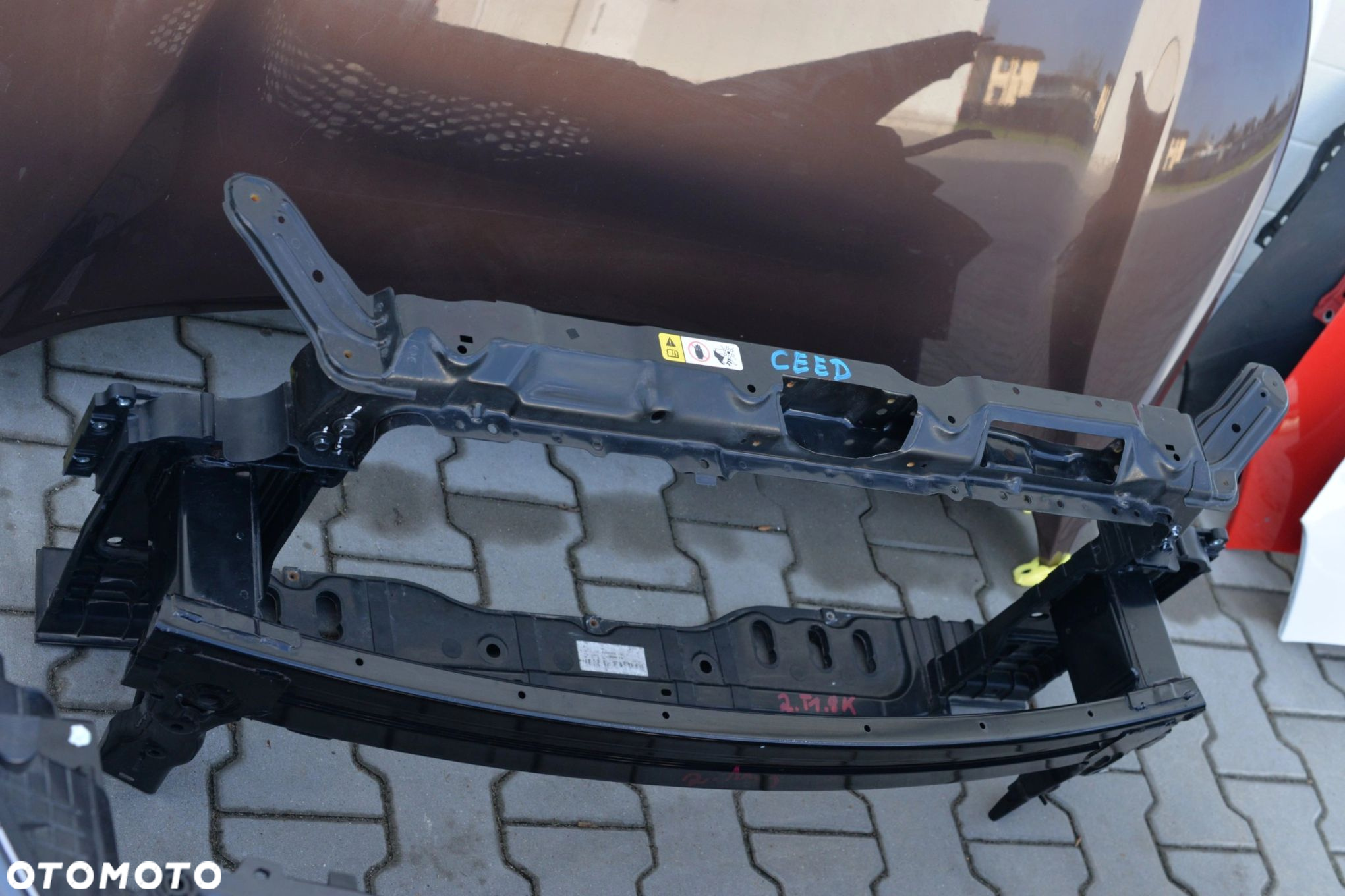 MASKA ZDERZAK GRILL BŁOTNIK PAS LAMPA H7 XENON BELKA KIA CEED 2 II 2012- - 7