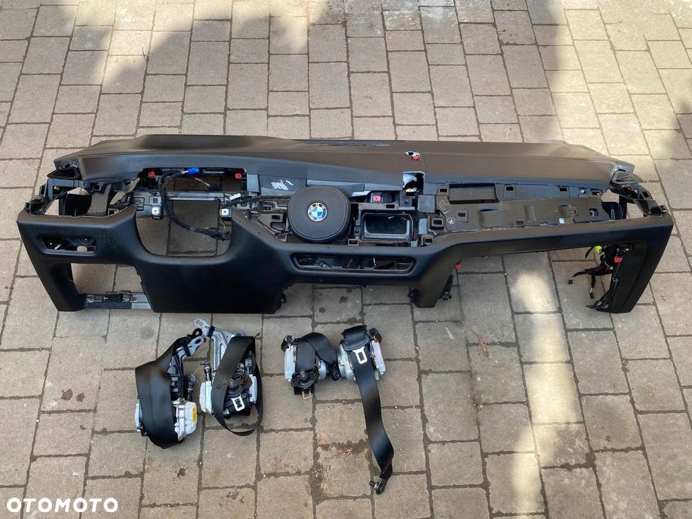 konsola airbag pasy bmw x6 go6 lift skóra gładka m-pakiet - 1