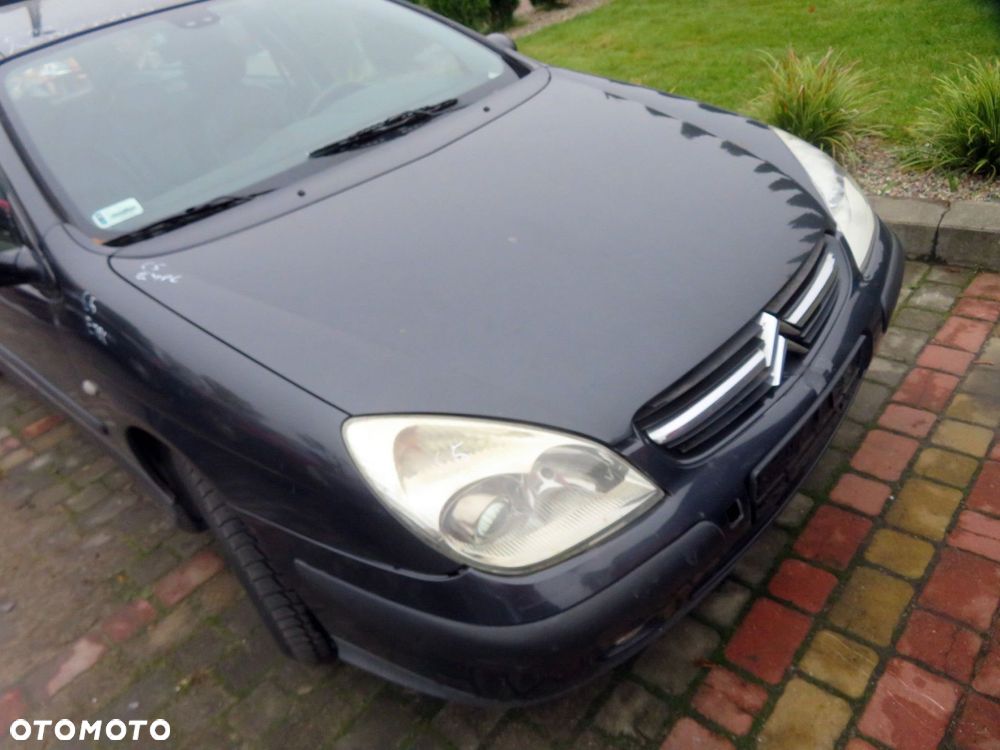 MASKA ZDERZAK BŁOTNIKI LAMPY C5 I EYPC  CITROEN 2001-2004 SZARY PRZÓD KOMPLETNY - 3